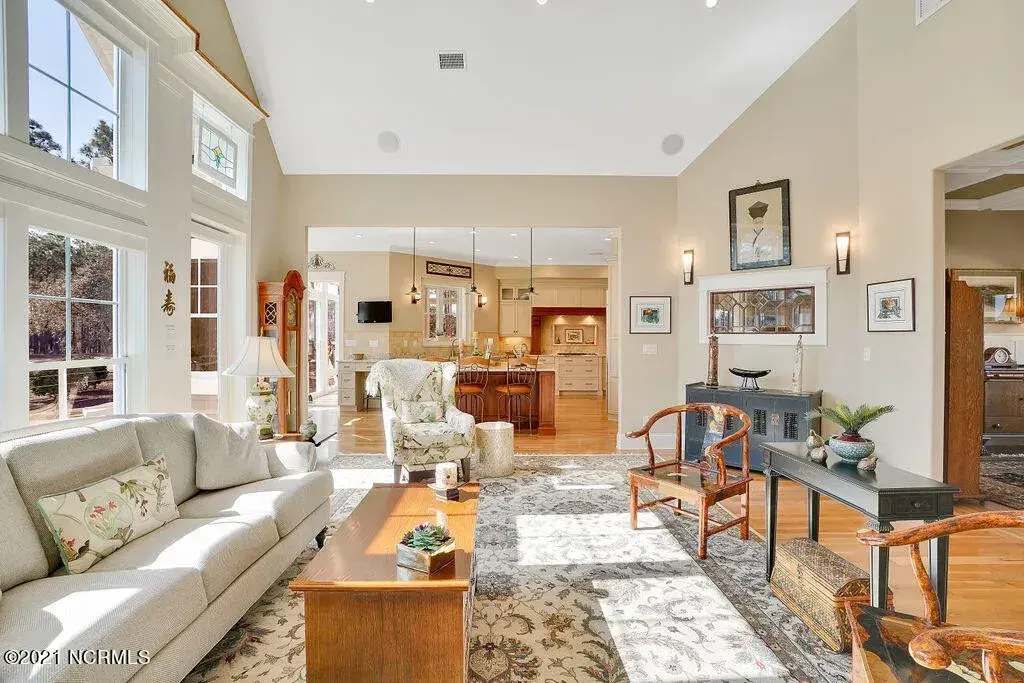 1.5-Story House Plan 3657 ft²: 3 Beds, Home Office, 3.5 Baths, Open Floor Plan, 2-Car Garage