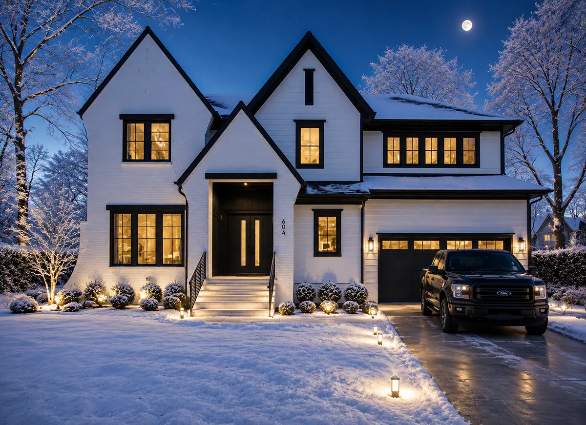 2-Story House Plan 5004 ft²: 5 Beds, 4.5 Baths, Open Floor Plan, 2-Car Garage