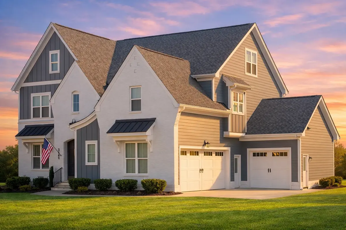 3-Story House Plan 4081 ft²: 4 Beds, Home Office, 6 Baths, Open Floor Plan, 3-Car Garage
