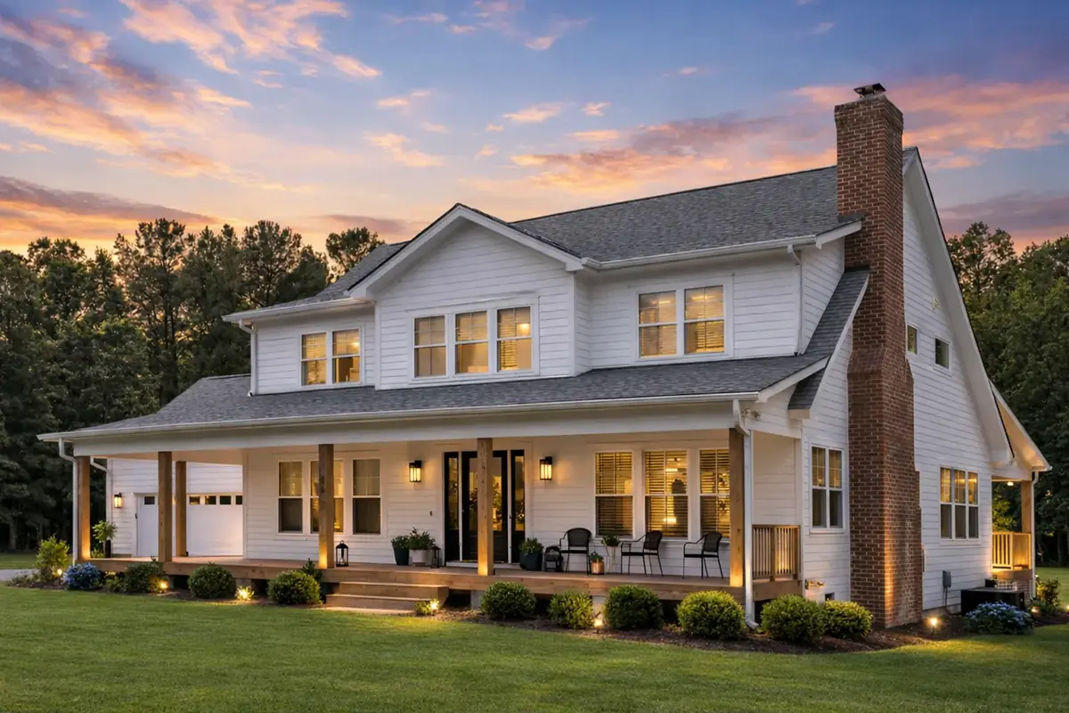 2-Story House Plan 2750 ft²: 4 Beds, 3.5 Baths, Open Floor Plan, 3-Car Garage