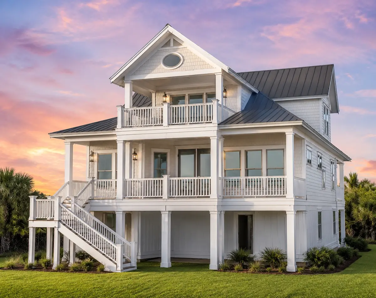 3-Story House Plan 2784 ft²: 4 Beds, 3.5 Baths, Open Floor Plan, 2-Car Garage