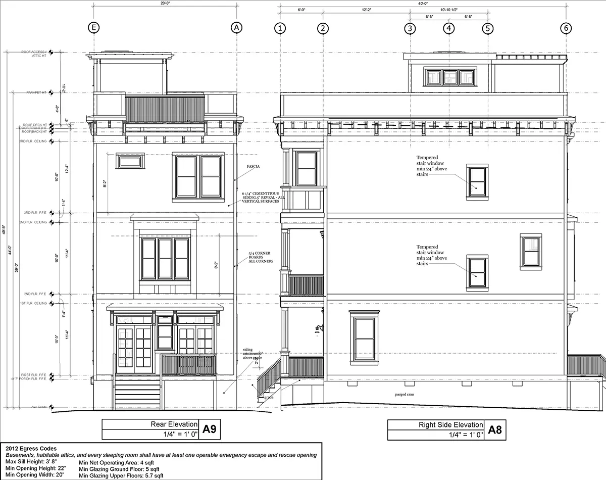 3-Story House Plan 2269 ft²: 3 Beds, Home Office, 2.5 Baths, Open Floor Plan, without Garage