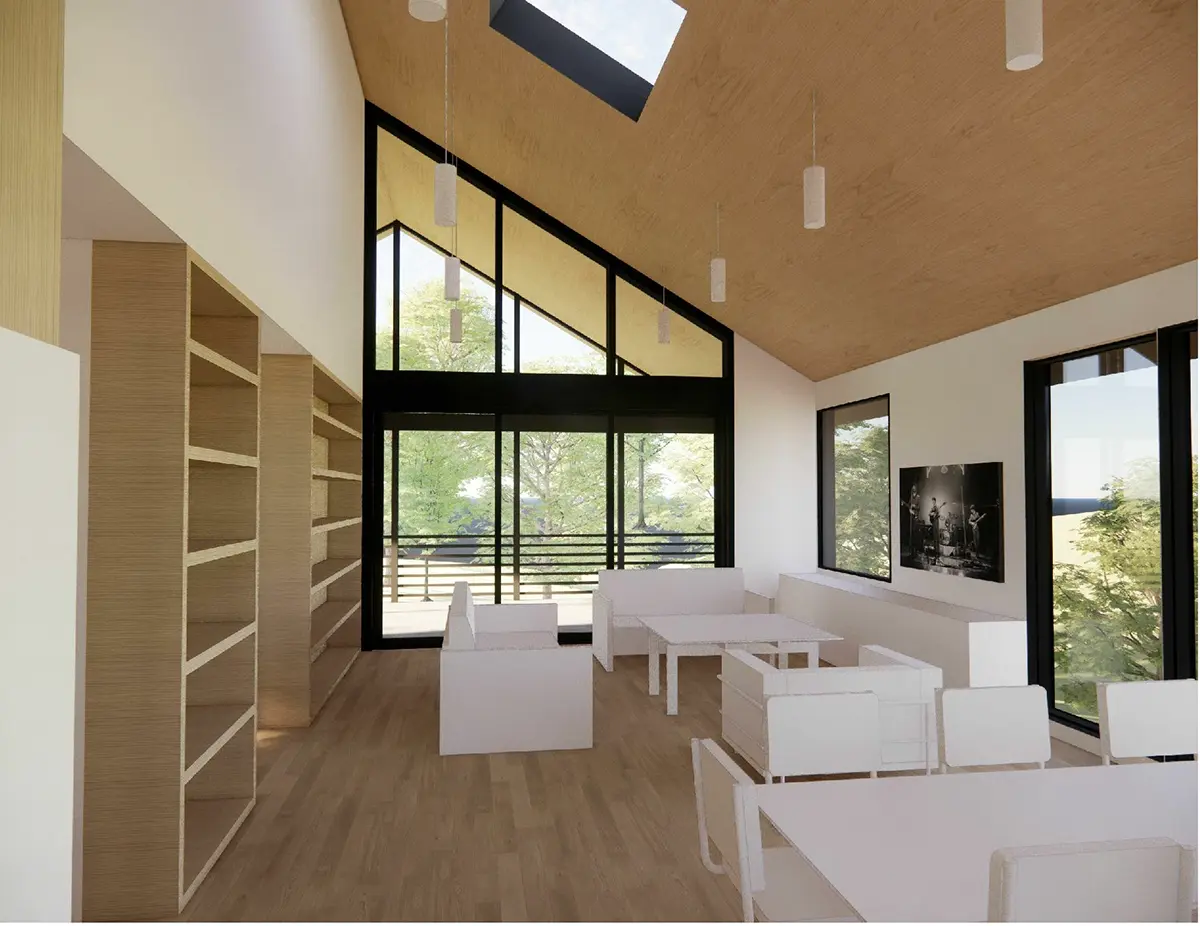 2-Story House Plan 1216 ft²: 2 Beds, 2 Baths, Open Floor Plan, 3-Car Garage