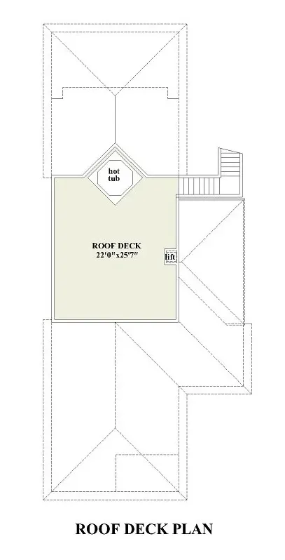 3-Story House Plan 3835 ft²: 5 Beds, 4.5 Baths, Open Floor Plan, 4-Car Garage