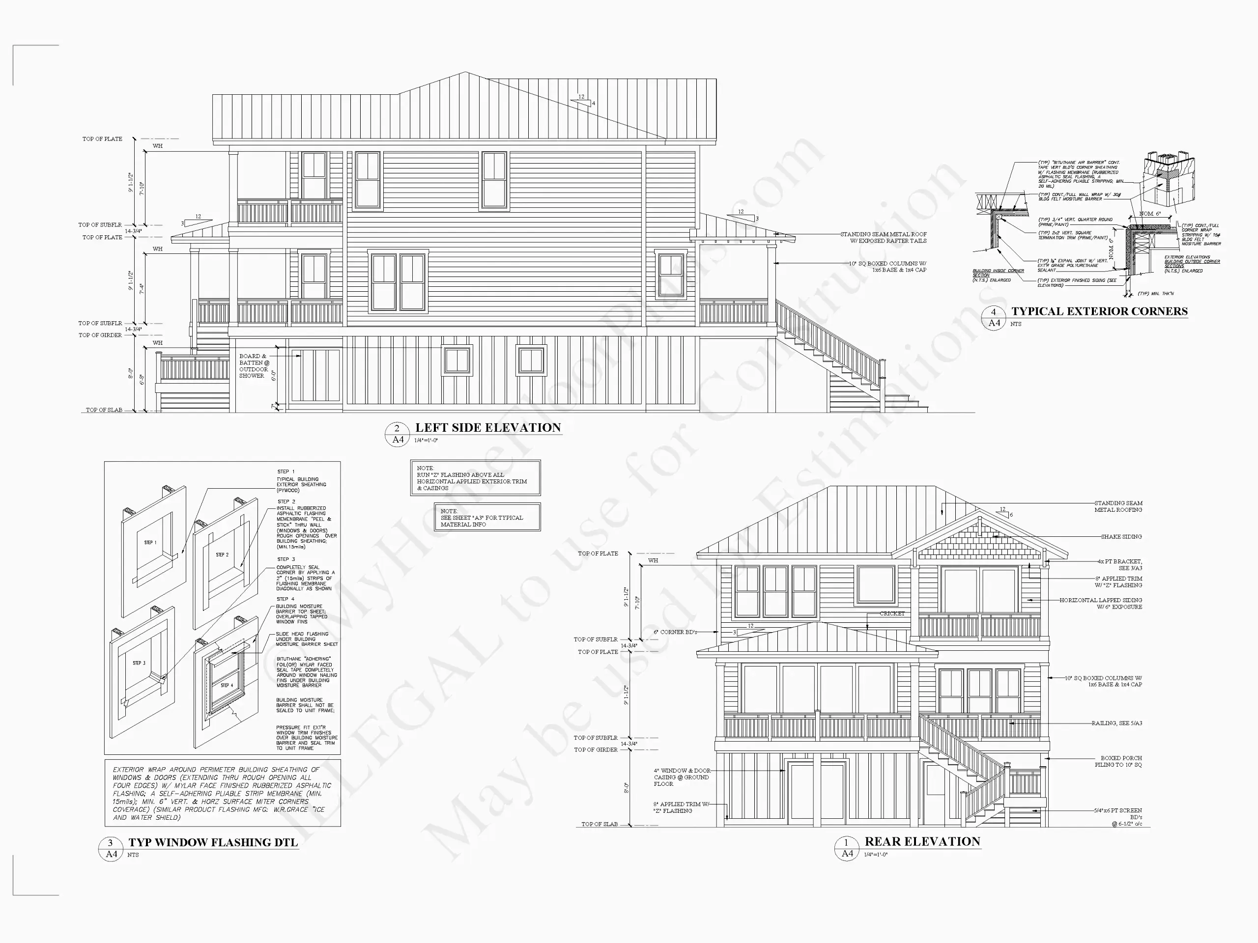 3-Story House Plan 2669 ft²: 4 Beds, 3.5 Baths, Open Floor Plan, 2-Car Garage