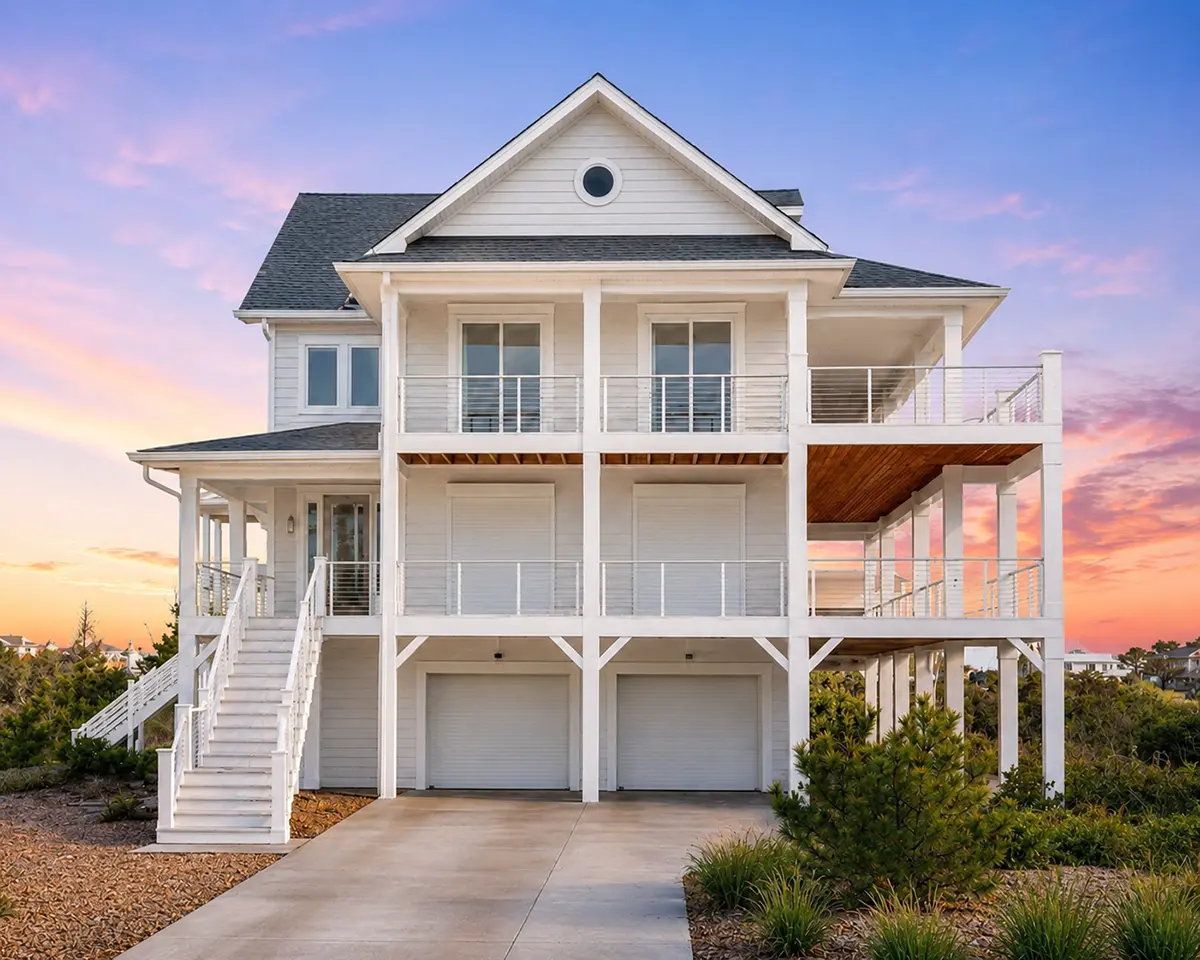 3-Story House Plan 4077 ft²: 3 Beds, Home Office, 4.5 Baths, Open Floor Plan, 2-Car Garage