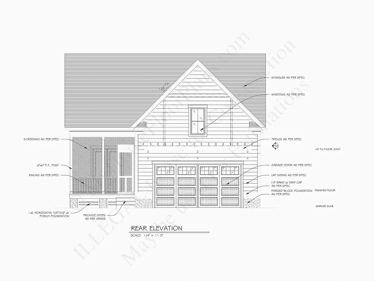 2-Story House Plan 2243 ft²: 3 Beds, 3.5 Baths, 2-Car Garage
