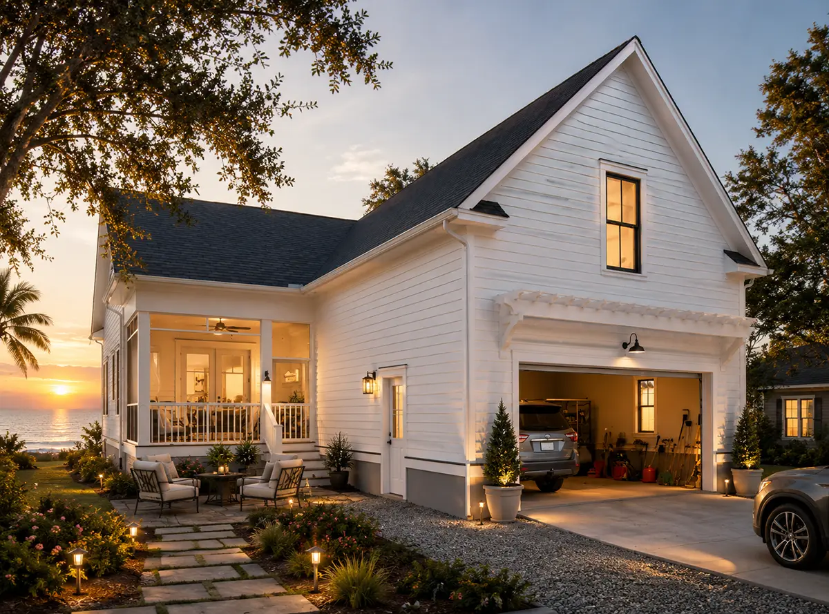 2-Story House Plan 2243 ft²: 3 Beds, 3.5 Baths, 2-Car Garage