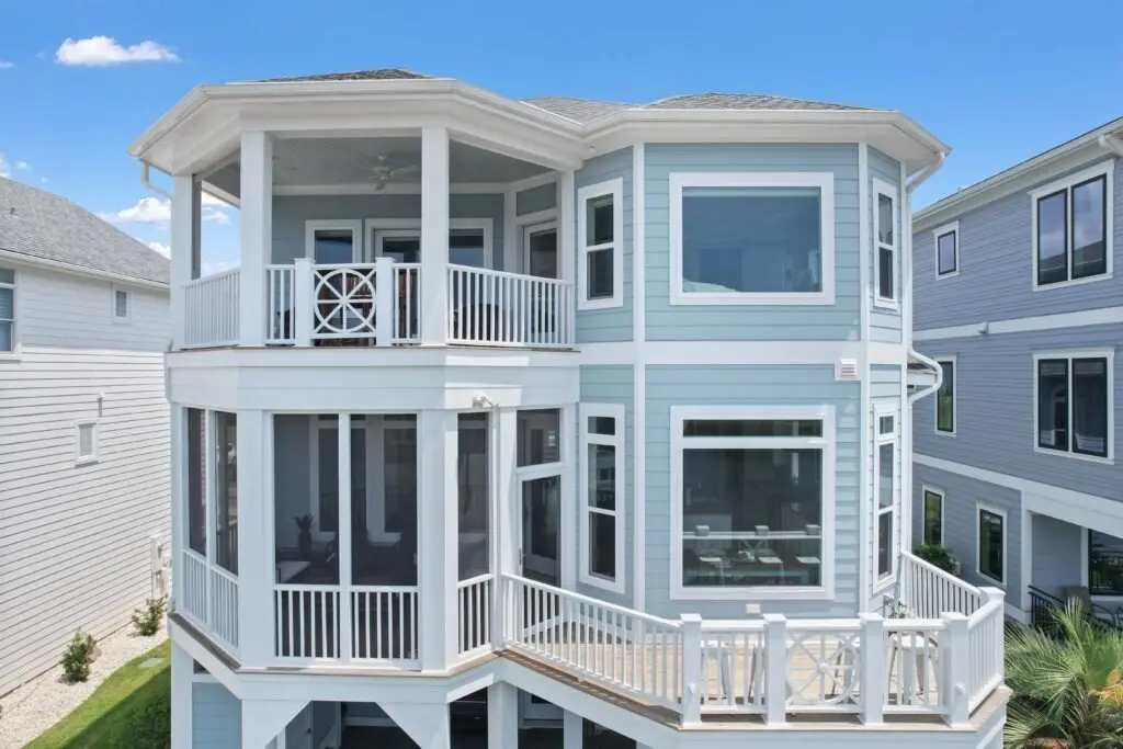 3-Story House Plan 3821 ft²: 4 Beds, Home Office, 4 Baths, Open Floor Plan, 2-Car Garage
