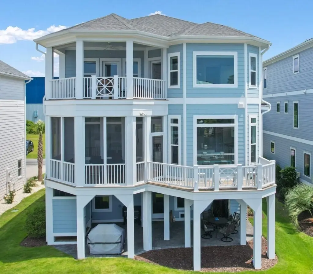 3-Story House Plan 3821 ft²: 4 Beds, Home Office, 4 Baths, Open Floor Plan, 2-Car Garage