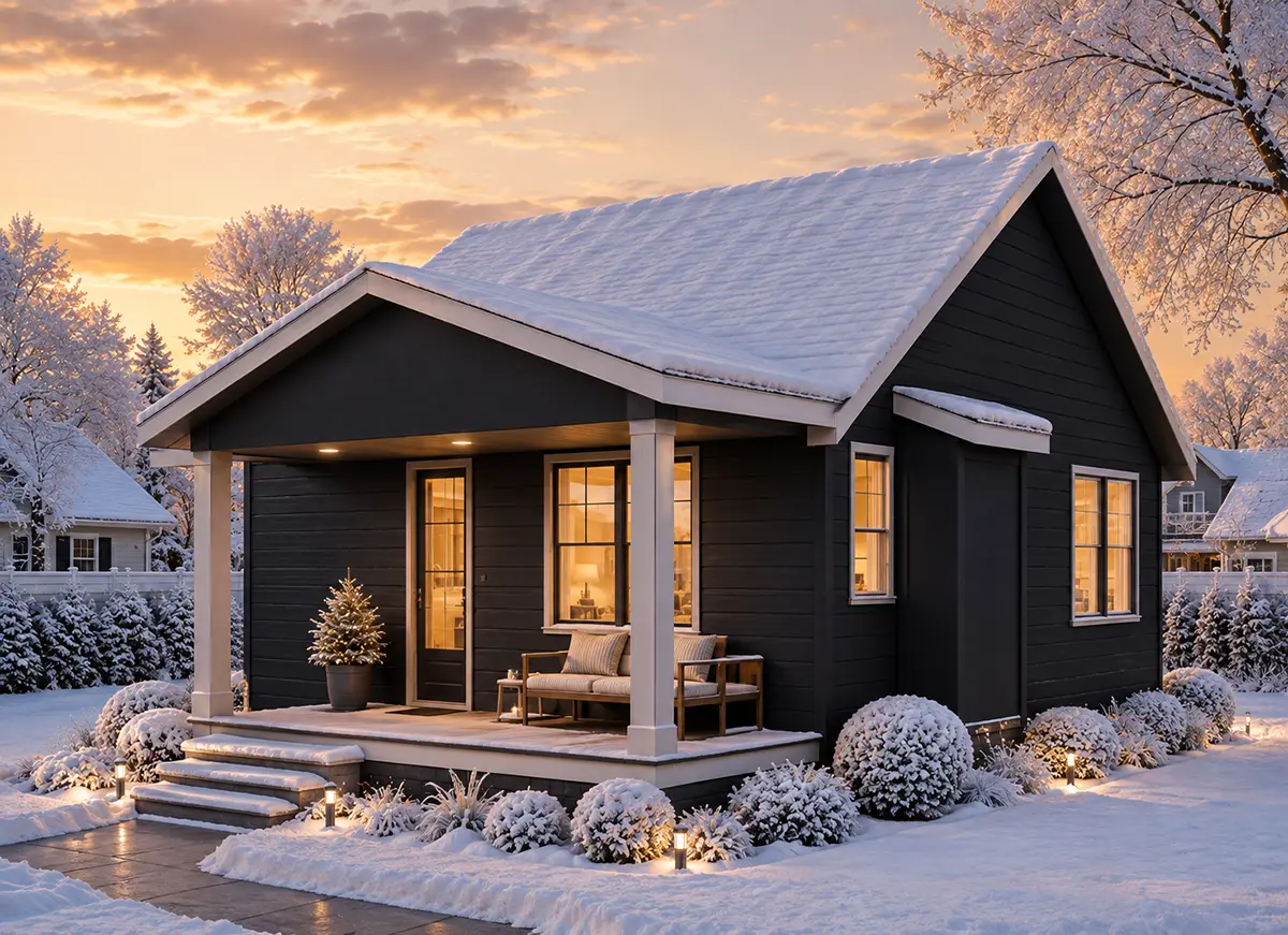 1-Story House Plan 750 ft²: 2 Beds, 2 Baths, Open Floor Plan, without Garage