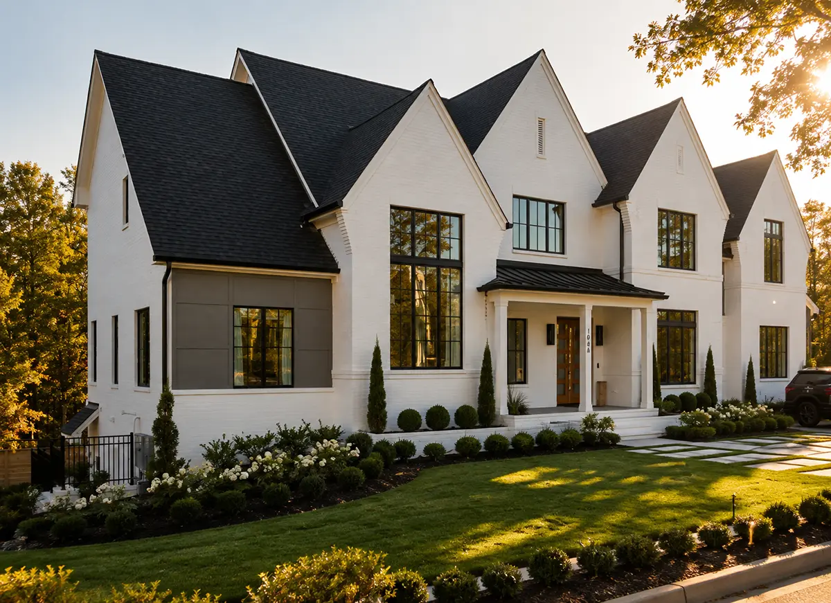 2-Story House Plan with Basement 6800 ft²: 5 Beds, Home Office, 5.5 Baths, Open Floor Plan, 3-Car Garage