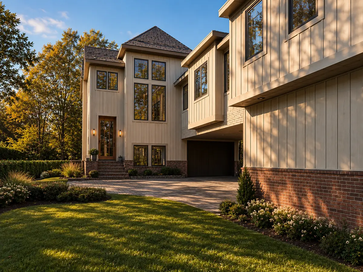 2-Story House Plan with Basement 4452 ft²: 4 Beds, Home Office, 5.5 Baths, Open Floor Plan, 2-Car Garage
