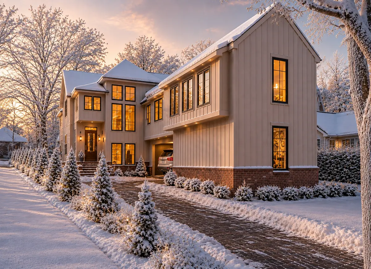 2-Story House Plan with Basement 4452 ft²: 4 Beds, Home Office, 5.5 Baths, Open Floor Plan, 2-Car Garage