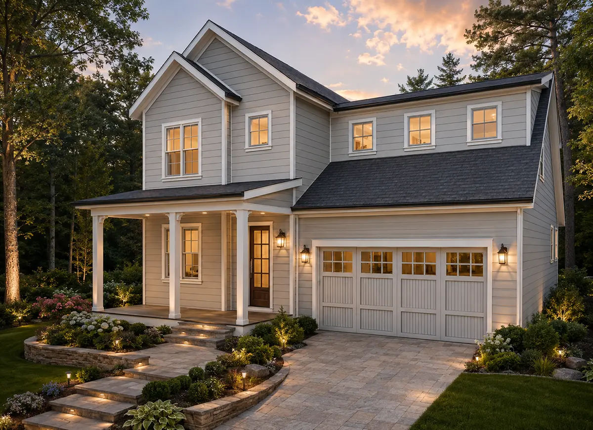 Main Images 2 – 2-Story House Plan 2583 ft²: 3 Beds, Home Office, 3 Baths, Open Floor Plan, 2-Car Garage — 94159R