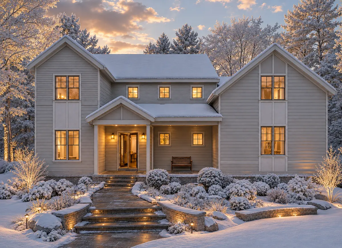 Main Images 3 – 2-Story House Plan 3170 ft²: 4 Beds, 3.5 Baths, Open Floor Plan, 3-Car Garage — 13464R