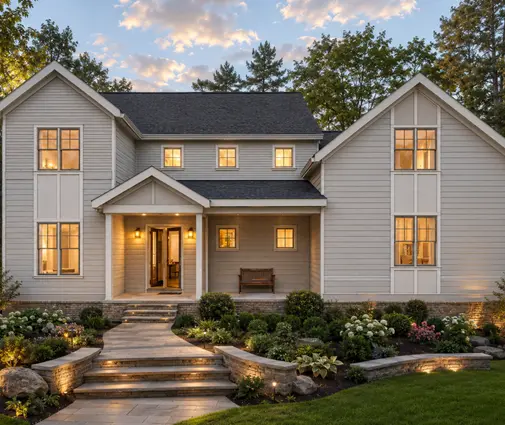 Thumbnail 1 – 2-Story House Plan 3170 ft²: 4 Beds, 3.5 Baths, Open Floor Plan, 3-Car Garage — 13464R