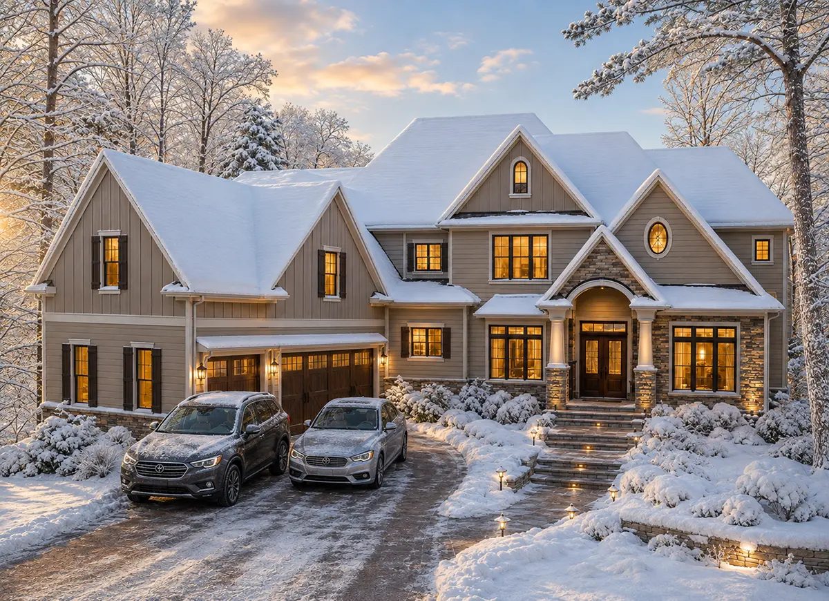 Main Images 3 – 2-Story House Plan 5350 ft²: 4 Beds, Home Office, 5 Baths, Open Floor Plan, 3-Car Garage — 82132R