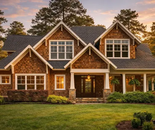 Thumbnail 1 – 2-Story House Plan with Basement 6776 ft²: 6 Beds, 5.5 Baths, Open Floor Plan, 2-Car Garage — 59624R
