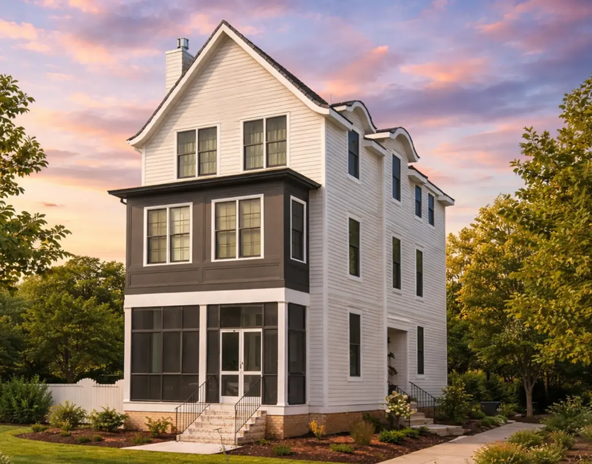 Main Images 4 – 3-Story House Plan 2707 ft²: 5 Beds, Home Office, 3.5 Baths, Open Floor Plan, without Garage — 24322R