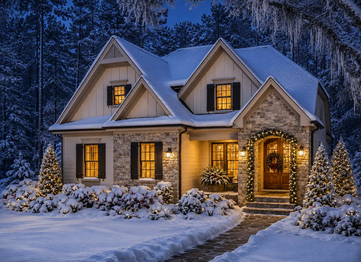 Main Images 3 – 2-Story House Plan 3422 ft²: 5 Beds, 3.5 Baths, Open Floor Plan, 2-Car Garage — 70890R