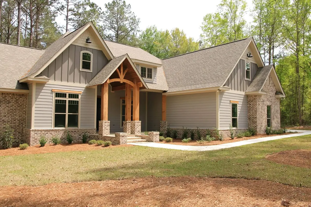 Actual Photos of House 12 – 1.5-Story House Plan 2589 ft²: 4 Beds, 3.5 Baths, Open Floor Plan, 2-Car Garage — 14691R
