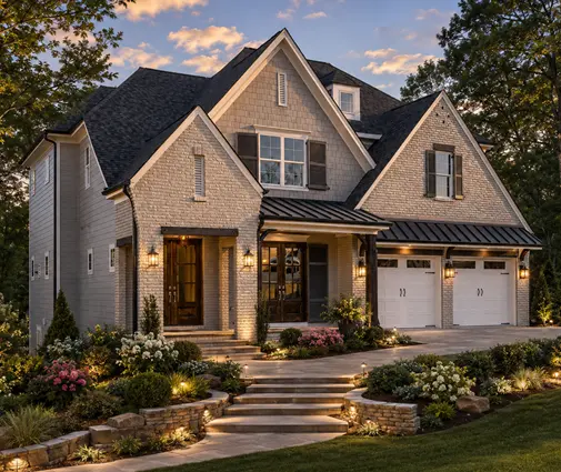 Thumbnail 1 – 2-Story House Plan 3223 ft²: 4 Beds, 4.5 Baths, Open Floor Plan, 2-Car Garage — 29805R