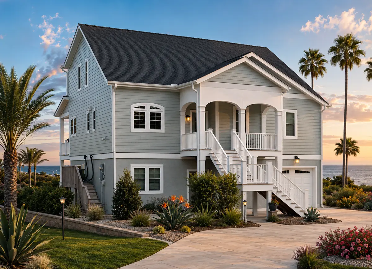 Main Images 2 – 3-Story House Plan 2696 ft²: 4 Beds, 3 Baths, Open Floor Plan, 2-Car Garage — 25020R