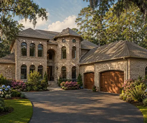 Thumbnail 1 – 2-Story House Plan 3565 ft²: 4 Beds, Home Office, 4.5 Baths, Open Floor Plan, 2-Car Garage — 20933R