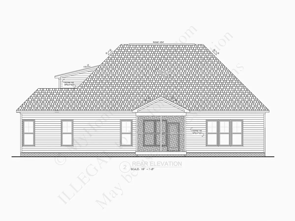Actual Photos of House 26 – 1.5-Story House Plan 2836 ft²: 3 Beds, 3 Baths, Open Floor Plan, 2-Car Garage — 85125R