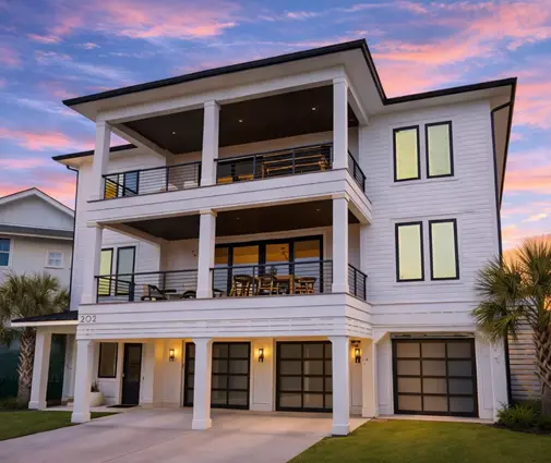 Thumbnail 1 – 3-Story House Plan 3464 ft²: 5 Beds, 3.5 Baths, Open Floor Plan, 2-Car Garage — 63179R