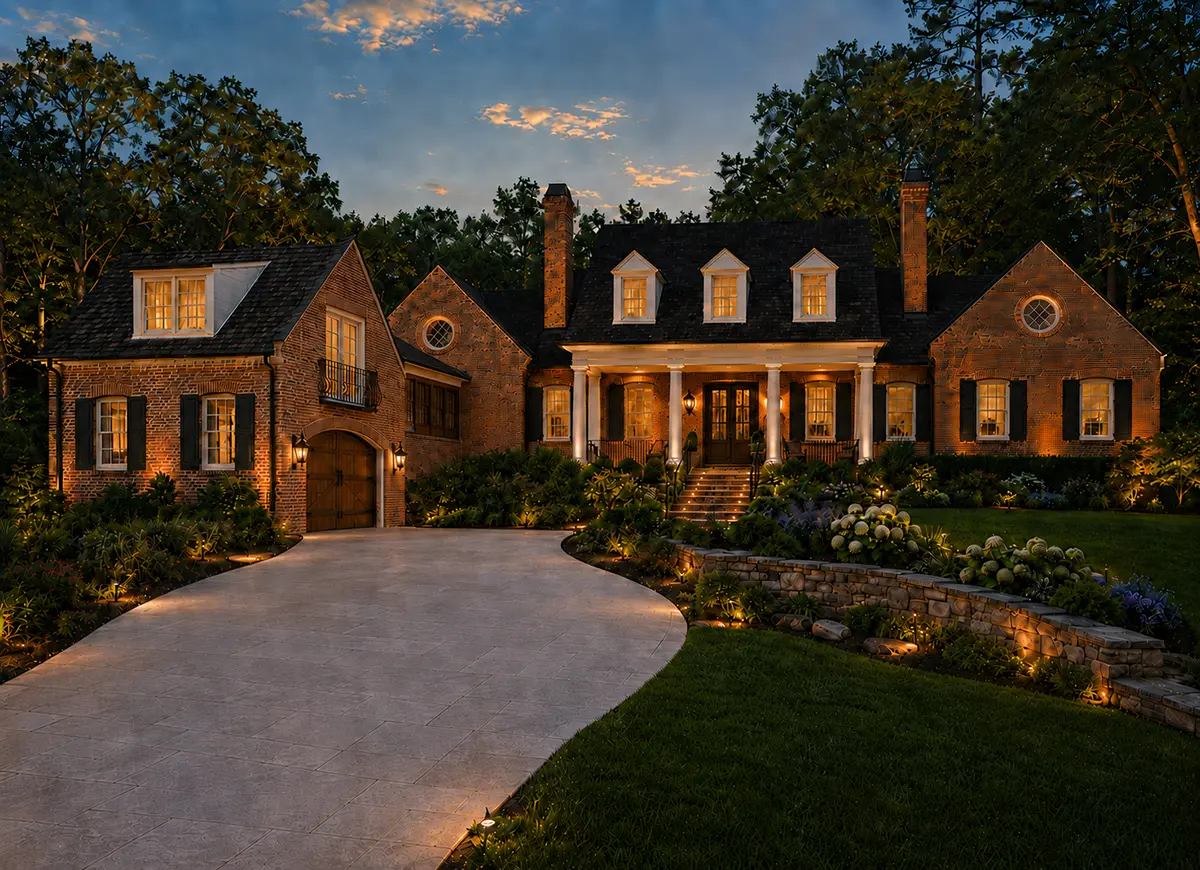 Main Images 2 – 1.5-Story House Plan with Basement 4907 ft²: 4 Beds, 4.5 Baths, Open Floor Plan, 2-Car Garage — 81789R