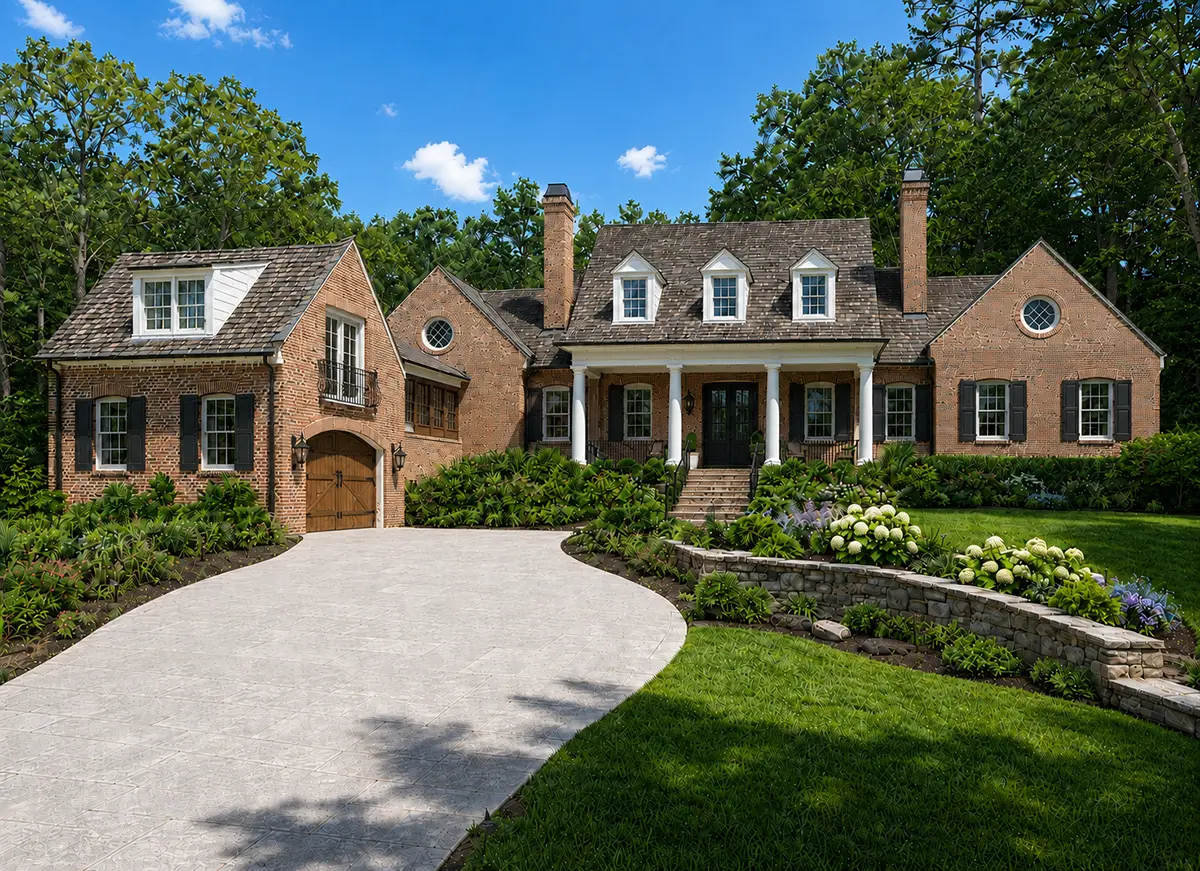 Main Images 3 – 1.5-Story House Plan with Basement 4907 ft²: 4 Beds, 4.5 Baths, Open Floor Plan, 2-Car Garage — 81789R