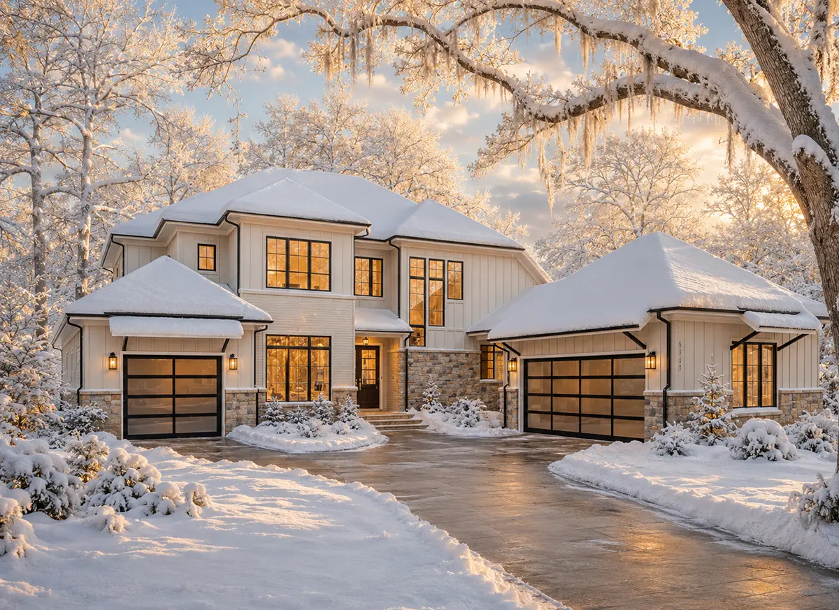 Main Images 4 – 1.5-Story House Plan 4295 ft²: 5 Beds, Home Office, 5.5 Baths, Open Floor Plan, 3-Car Garage — 33241R