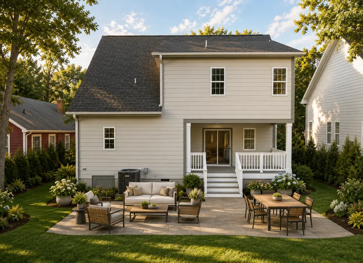 Main Images 3 – 1.5-Story House Plan 1744 ft²: 3 Beds, 2.5 Baths, Open Floor Plan, without Garage — 92980R
