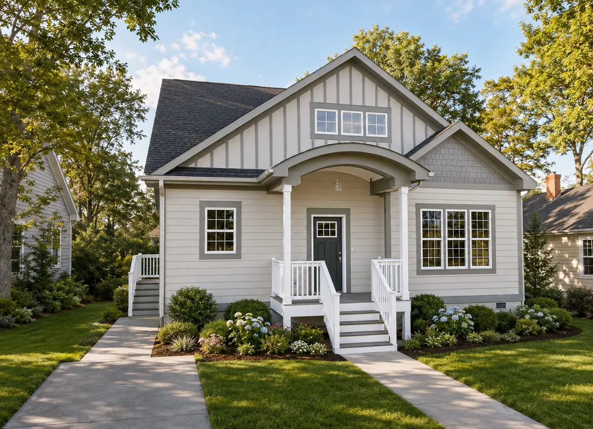Main Images 2 – 1.5-Story House Plan 1744 ft²: 3 Beds, 2.5 Baths, Open Floor Plan, without Garage — 92980R
