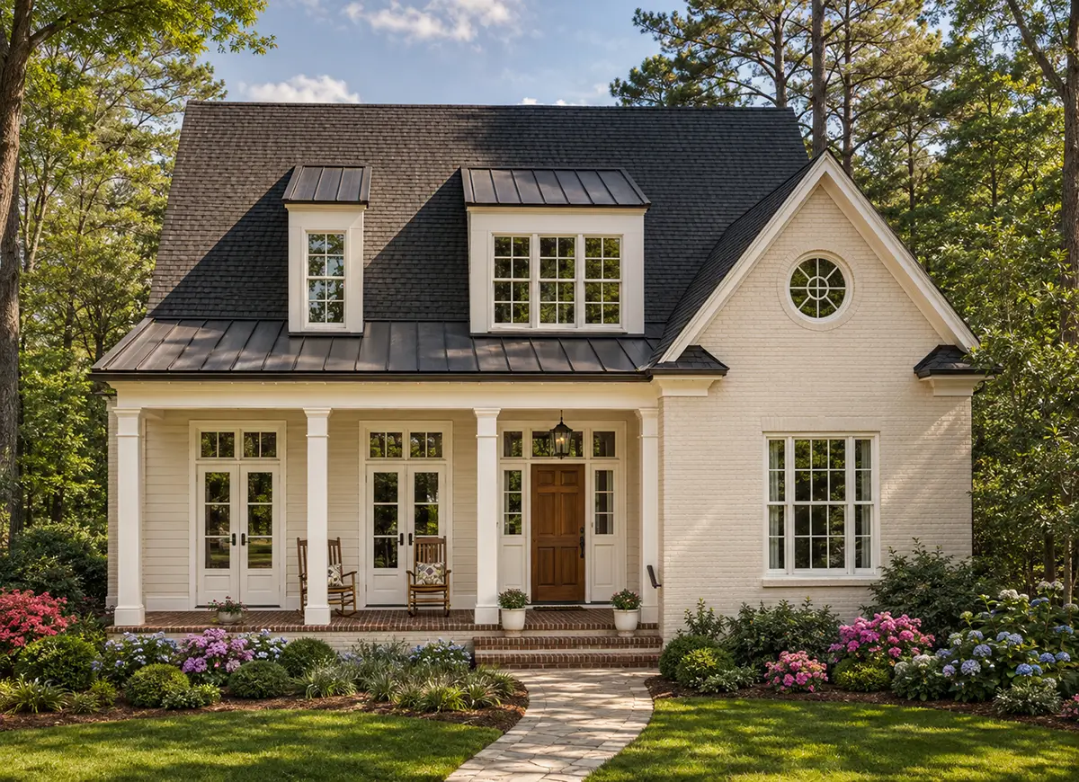 Main Images 2 – 1.5-Story House Plan with Basement 3175 ft²: 4 Beds, Home Office, 5.5 Baths, Open Floor Plan, 2-Car Garage — 70856R
