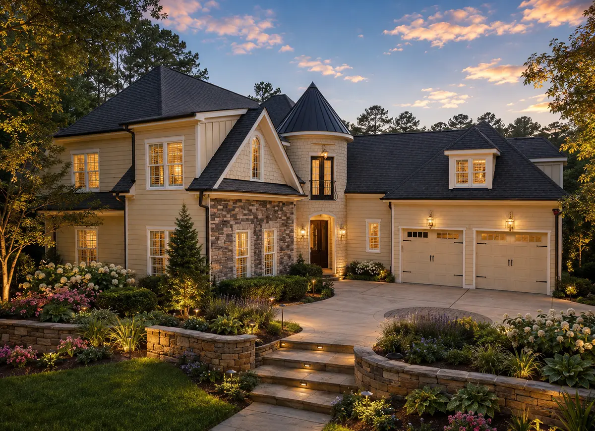 Main Images 3 – 2-Story House Plan 4300 ft²: 4 Beds, Home Office, 4 Baths, Open Floor Plan, 2-Car Garage — 88919R