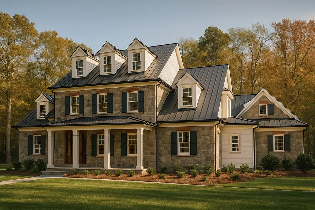 Main Images 3 – 3-Story House Plan 5621 ft²: 4 Beds, Home Office, 7 Baths, Open Floor Plan, 3-Car Garage — 95085R