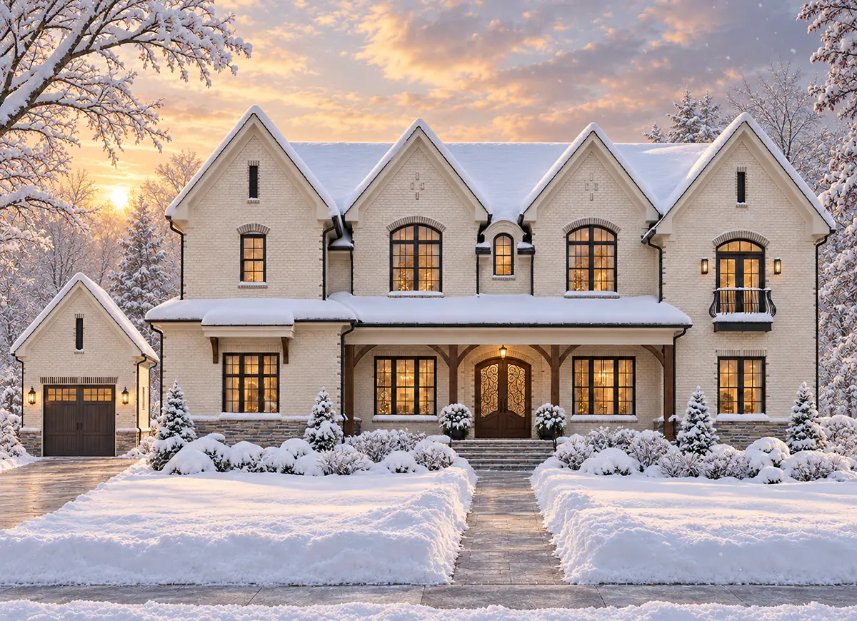 Main Images 4 – 2-Story House Plan with Basement 6952 ft²: 6 Beds, Home Office, 6 Baths, Open Floor Plan, 3-Car Garage — 35577R