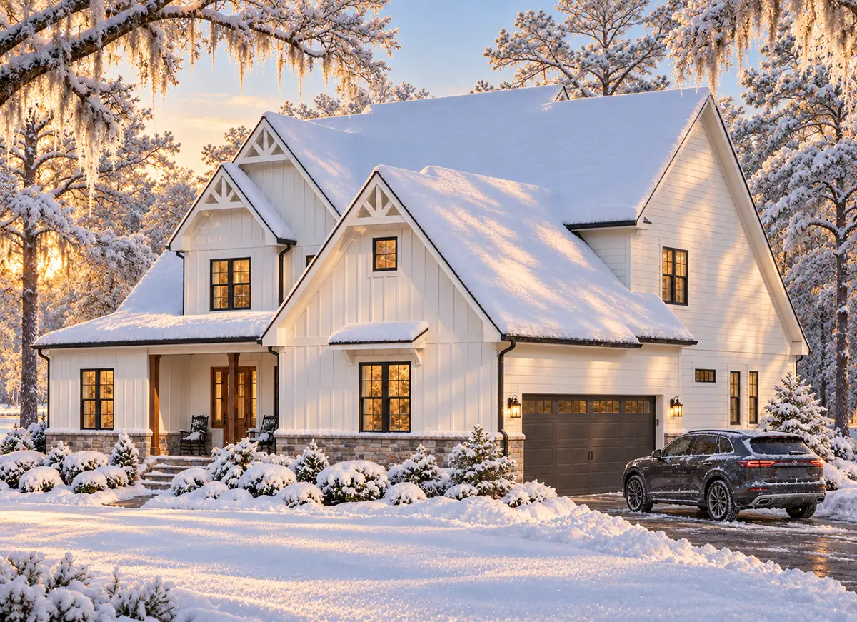 Main Images 4 – 2-Story House Plan 3744 ft²: 4 Beds, Home Office, 3.5 Baths, Open Floor Plan, 2-Car Garage — 82521R