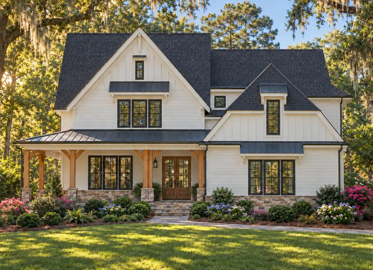 Main Images 2 – 3-Story House Plan 3157 ft²: 5 Beds, 5 Baths, Open Floor Plan, 3-Car Garage — 54803R