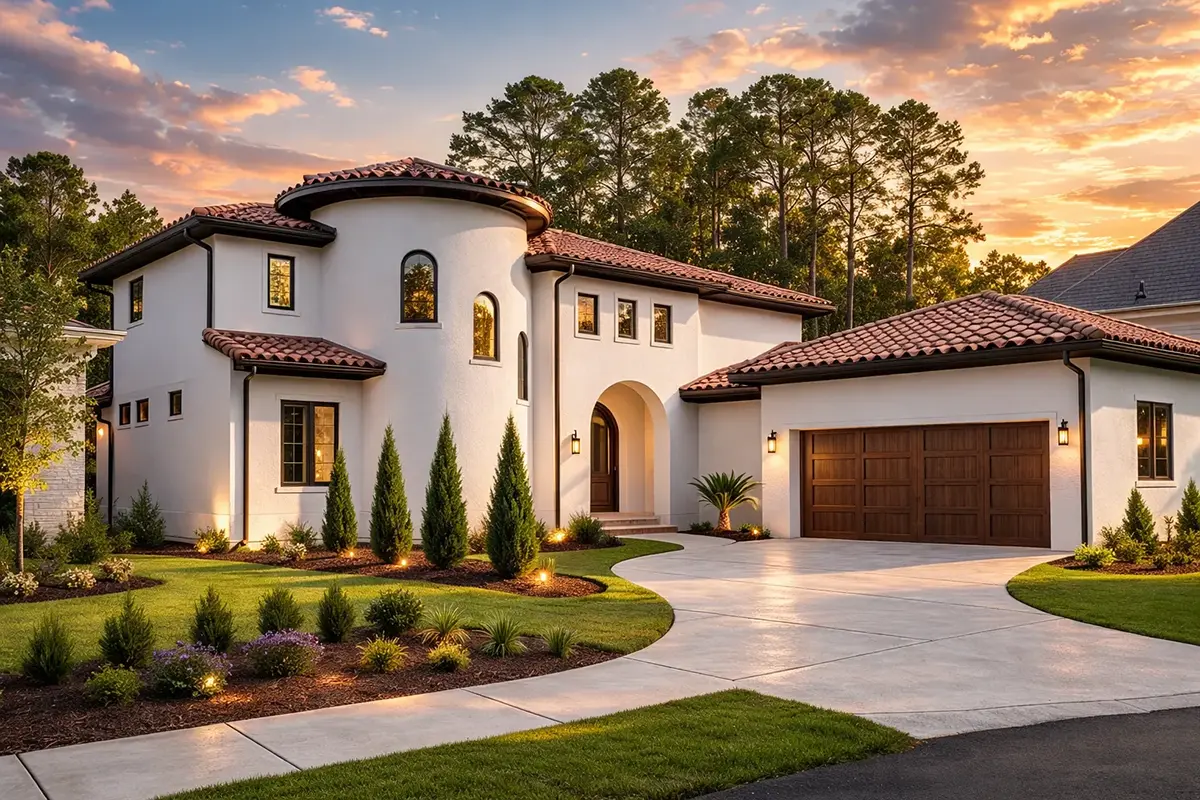 Main Images 4 – 2-Story House Plan 4820 ft²: 5 Beds, Home Office, 4 Baths, 3-Car Garage — 64737R