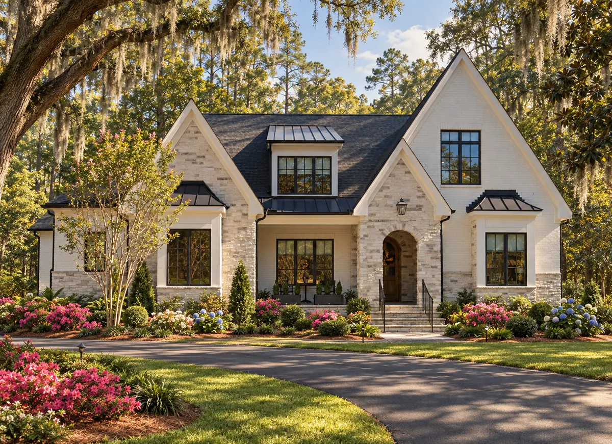 Main Images 2 – 1.5-Story House Plan 4620 ft²: 6 Beds, 5.5 Baths, Open Floor Plan, 3-Car Garage — 85530R