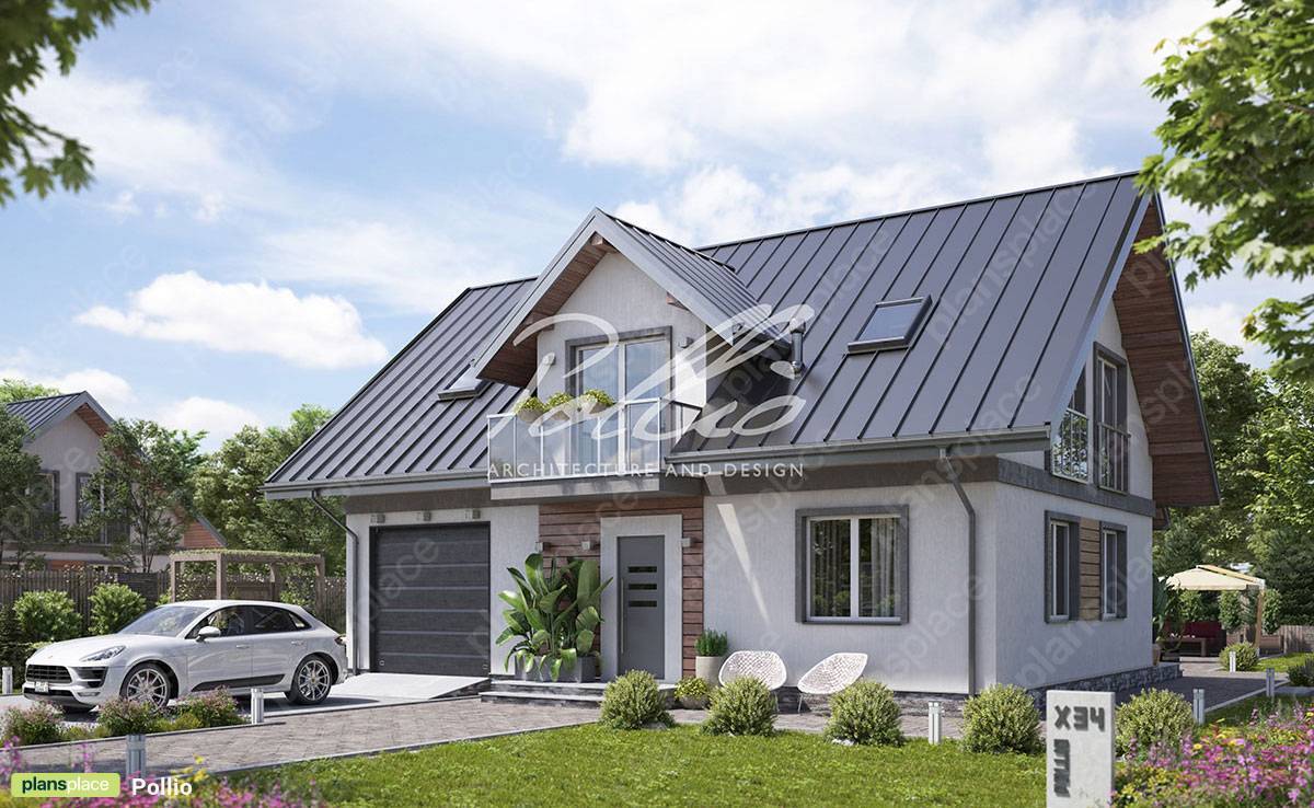 Two Story Gambrel Roof House Plan with 4 Bedrooms - 37849R