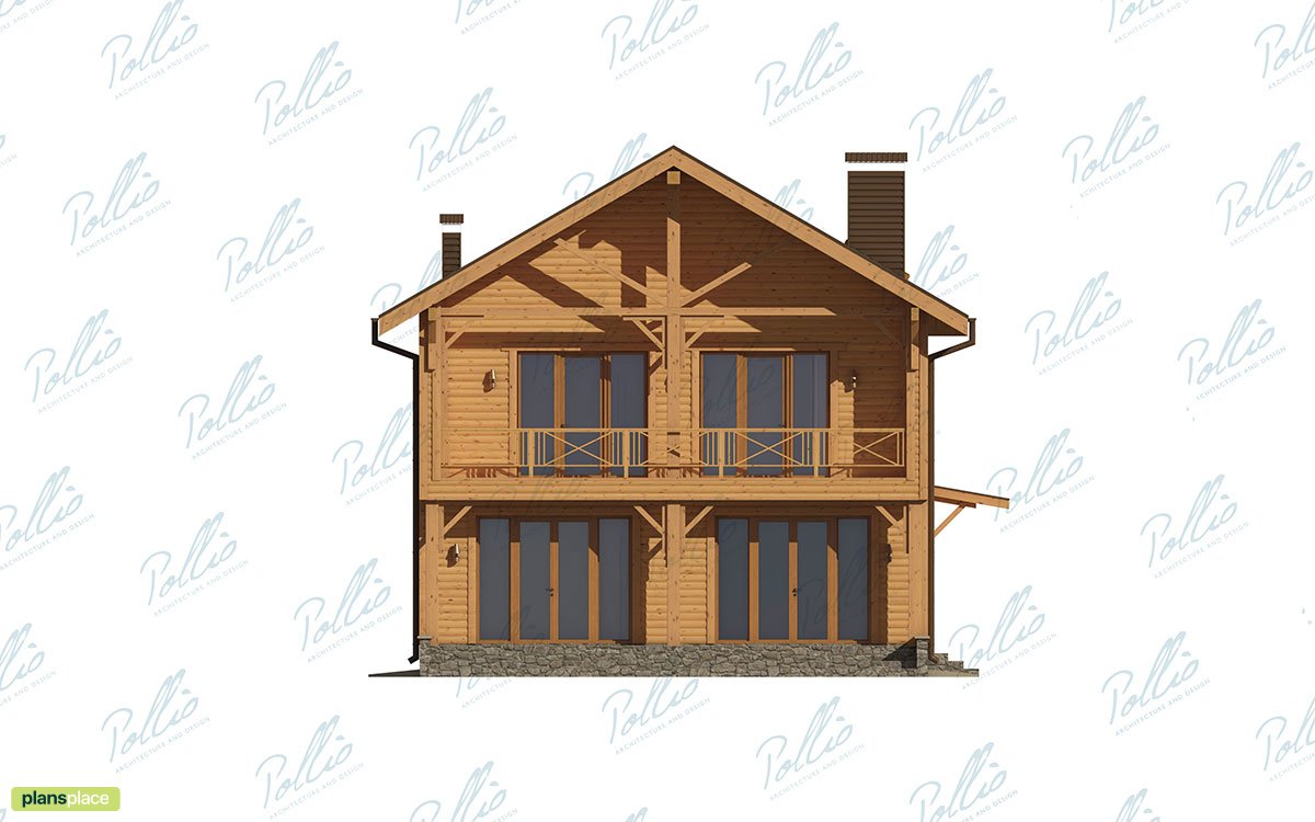 House Plan with Corner Fireplace and Main Floor Guest Room - 30884R