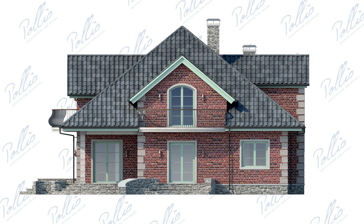 House Plan: 2287 ft², 1.5 Stories, 3 Beds, Home Office, 3 Baths, Open Floor Plan