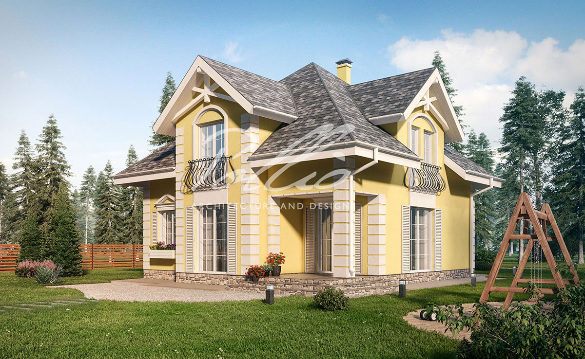 House Plan: 1832 ft², 1.5 Stories, 4 Beds, 4 Baths, Open Floor Plan