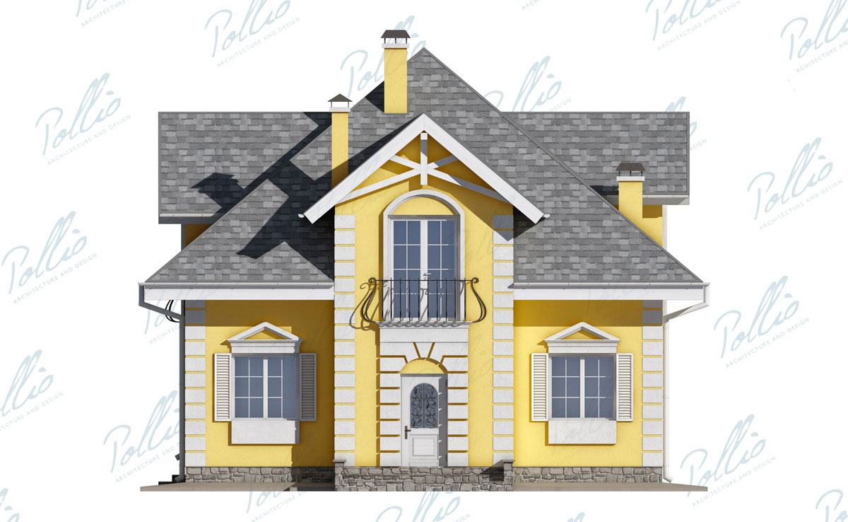 House Plan: 1832 ft², 1.5 Stories, 4 Beds, 4 Baths, Open Floor Plan