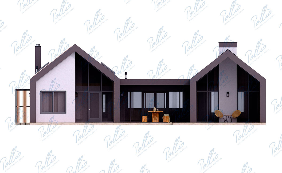 House Plan: 1419 ft², 1.5 Stories, 3 Beds, 2 Baths, Open Floor Plan